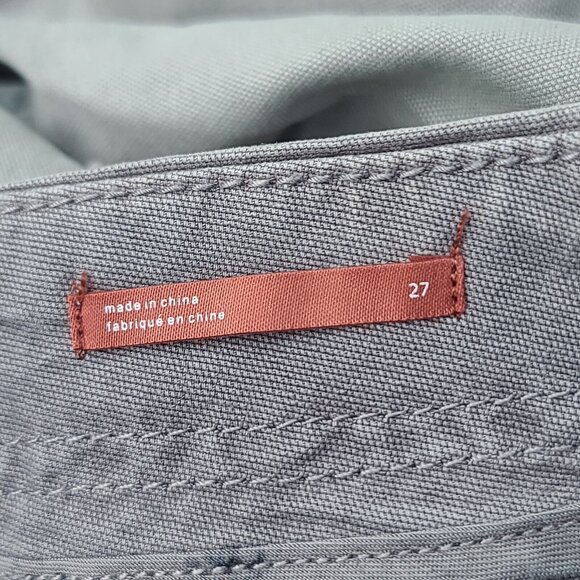 Anthropologie Pilcro Distressed Carpenter Jeans Sz 27 Gray Straight Leg NWOT - Picture 3 of 13